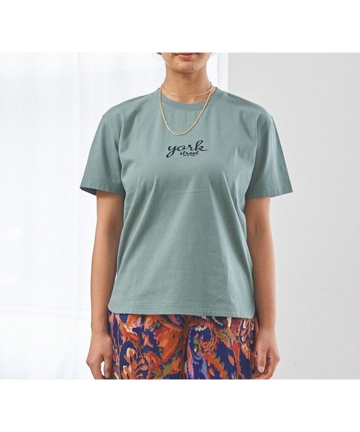 【ジェイプレスヨークストリート/J.PRESS YORK STREET】の【WOMEN】ベーシックロゴ Tシャツ インテリア・キッズ・メンズ・レディースファッション・服の通販 founy(ファニー) https://founy.com/ ファッション Fashion レディースファッション Ladies' Fashion Online トップス・カットソー Tops/Tshirt シャツ/ブラウス Shirts/Blouses ロング / Tシャツ T-Shirts カットソー Cut and Sewn アメリカン American カットソー Cut And Sew フロント Front ベーシック Basic ワンポイント One Point 半袖 Short Sleeve 夏 Summer 春 Spring S/S・春夏 Ss・Spring/Summer |ID: prp329100004505047 ipo3291000000032686047