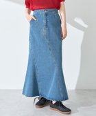 【アースミュージックアンドエコロジー/earth music&ecology】のエスカルゴマーメイドデニムスカート Medium Indigo|ID: prp329100004505057 ipo3291000000031795845