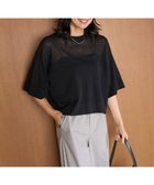 【アンフィーロ 自由区/UNFILO】の【接触冷感/洗える】フロスティコットン クロップド プルオーバー ブラック|ID: prp329100004505062 ipo3291000000032539782