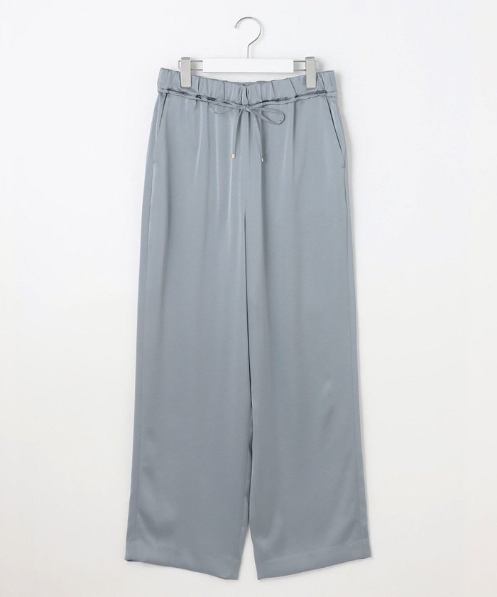 【自由区/JIYU-KU】の【Exclusive】シャイニーサテンドロスト パンツ インテリア・キッズ・メンズ・レディースファッション・服の通販 founy(ファニー) https://founy.com/ ファッション Fashion レディースファッション WOMEN パンツ Pants エレガント 上品 Elegant ギャザー Gather サテン Satin ストレッチ Stretch ストレート Straight タンブラー Tumbler ワイド Wide 夏 Summer 春 Spring S/S・春夏 Ss・Spring/Summer |ID: prp329100004505073 ipo3291000000031795942
