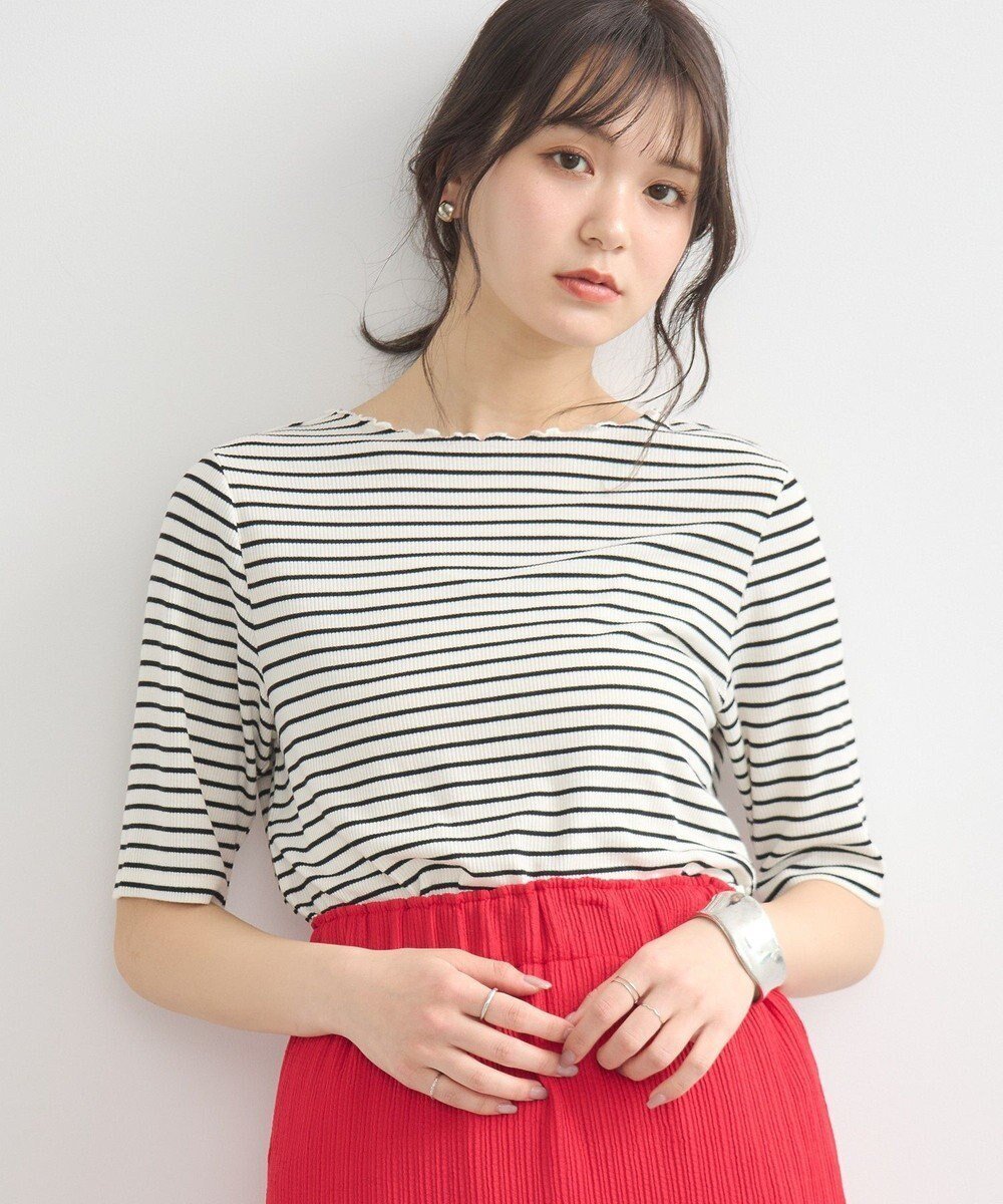 【アースミュージックアンドエコロジー/earth music&ecology】のリブメローショートスリーブプルオーバー 人気、トレンドファッション・服の通販 founy(ファニー) 　ファッション　Fashion　レディースファッション　WOMEN　トップス・カットソー　Tops/Tshirt　シャツ/ブラウス　Shirts/Blouses　ロング / Tシャツ　T-Shirts　プルオーバー　Pullover　カットソー　Cut and Sewn　おすすめ　Recommend　カットソー　Cut And Sew　ショート　Short　シンプル　Simple　スリーブ　Sleeve　フォルム　Form　ポケット　Pocket　夏　Summer　春　Spring　S/S・春夏　Ss・Spring/Summer　 other-1|ID: prp329100004505085 ipo3291000000031796026