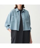 【アンクレイヴ/uncrave】の【接触冷感・防しわ・洗濯機洗い可】ドライタッチトロ ショートシャツ アッシュブルー|ID: prp329100004505090 ipo3291000000031796071