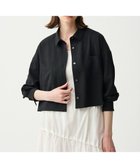 【アンクレイヴ/uncrave】の【接触冷感・防しわ・洗濯機洗い可】ドライタッチトロ ショートシャツ ブラック|ID: prp329100004505090 ipo3291000000031796072