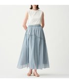 【アンクレイヴ/uncrave】の【撥水・洗濯機洗い可】シアープルーフナイロン ドローコードスカート サックス|ID: prp329100004505101 ipo3291000000031994469