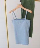 【アメリカンホリック/AMERICAN HOLIC】のカップ付き ラメリブキャミソール Blue|ID: prp329100004505126 ipo3291000000032760505