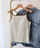 【アメリカンホリック/AMERICAN HOLIC】のカップ付き バッククロスボーダーキャミソール Brown|ID: prp329100004505129 ipo3291000000032775659