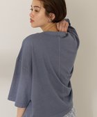 【アメリカンホリック/AMERICAN HOLIC】のピグメント加工ミニ裏毛半袖プルオーバー Navy|ID: prp329100004505131 ipo3291000000032605326