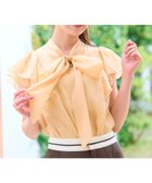 【フェルゥ/Feroux】の【先行予約・洗える】リボンタイフリルブラウス イエロー系|ID: prp329100004505142 ipo3291000000031796372