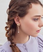 【メゾンドフルール/Maison de FLEUR】のカーリーリボンイヤリング Gold|ID: prp329100004505160 ipo3291000000031796455