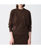 【アンクレイヴ/uncrave】の【接触冷感・手洗い可】シアーニット 2WAYカーディガン 人気、トレンドファッション・服の通販 founy(ファニー) ファッション Fashion レディースファッション Fashion for Women トップス・カットソー Cut & Sew Tops ニット Knit Tops & Sweaters カーディガン・羽織り Layered Style Cardigans 春 Spring カーディガン Cardigan, Knitwear ノースリーブ Sleeveless, No-Sleeve ベスト Vest, Waistcoat S/S・春夏 SS, Spring/Summer, Warm Season 夏 Summer thumbnail ブラウン|ID: prp329100004505176 ipo3291000000033712465