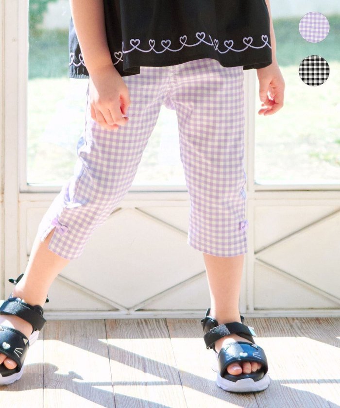 【エニファム/any FAM / KIDS】のひんやりクール ギンガムパンツ インテリア・キッズ・メンズ・レディースファッション・服の通販 founy(ファニー) https://founy.com/ ファッション Fashion キッズファッション Fashion for Kids ボトムス Bottoms おすすめ Recommended / Our Picks ガーリー Girly, Feminine Style ギンガム Gingham, Gingham Fabric クール Cool, Chic チェック Check, Plaid, Tartan ポケット Pocket, Pocket Detail リボン Ribbon, Bow 夏 Summer 春 Spring S/S・春夏 SS, Spring/Summer, Warm Season |ID: prp329100004506171 ipo3291000000032699257
