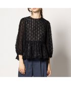 【トッカ/TOCCA】の【消臭・洗える】FLOWER STEM ブラウス ブラック系|ID: prp329100004506203 ipo3291000000033680520