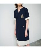 【グレース コンチネンタル/GRACE CONTINENTAL】のビジューエンブレムワンピース ネイビー|ID: prp329100004506209 ipo3291000000031880725