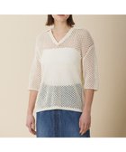 【ベイジ,/BEIGE,】の【VERY 6月号掲載】GASPARD / ポロニット Ecru|ID: prp329100004506243 ipo3291000000031884113