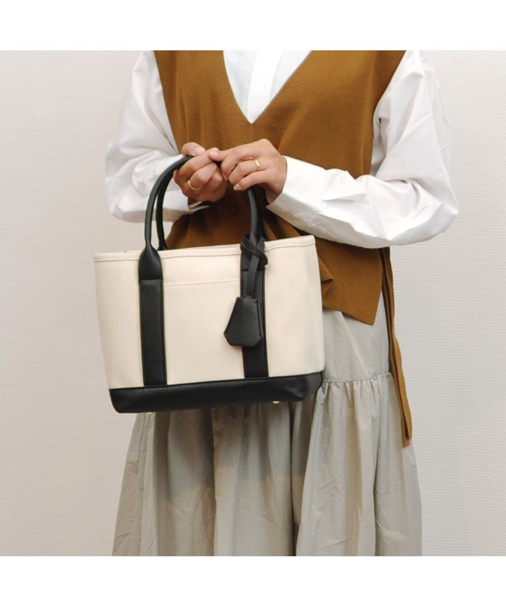 【アンビリオン/UNBILLION】のcachecache ショルダー付きパーテーションキャンバストート 人気、トレンドファッション・服の通販 founy(ファニー) 　ファッション　Fashion　レディースファッション　Ladies' Fashion Online　バッグ　Bag　カラフル　Colorful　キャンバス　Canvas　ショルダー　Shoulder　財布　Wallet　ハンド　Hand　フラップ　Flap　ポーチ　Pouch　ミックス　Mix　モチーフ　Motif　再入荷　Restock/Back In Stock/Re Arrival　 other-1|ID: prp329100004506351 ipo3291000000032653832
