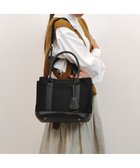 【アンビリオン/UNBILLION】のcachecache ショルダー付きパーテーションキャンバストート ブラックブラック|ID: prp329100004506351 ipo3291000000034302660