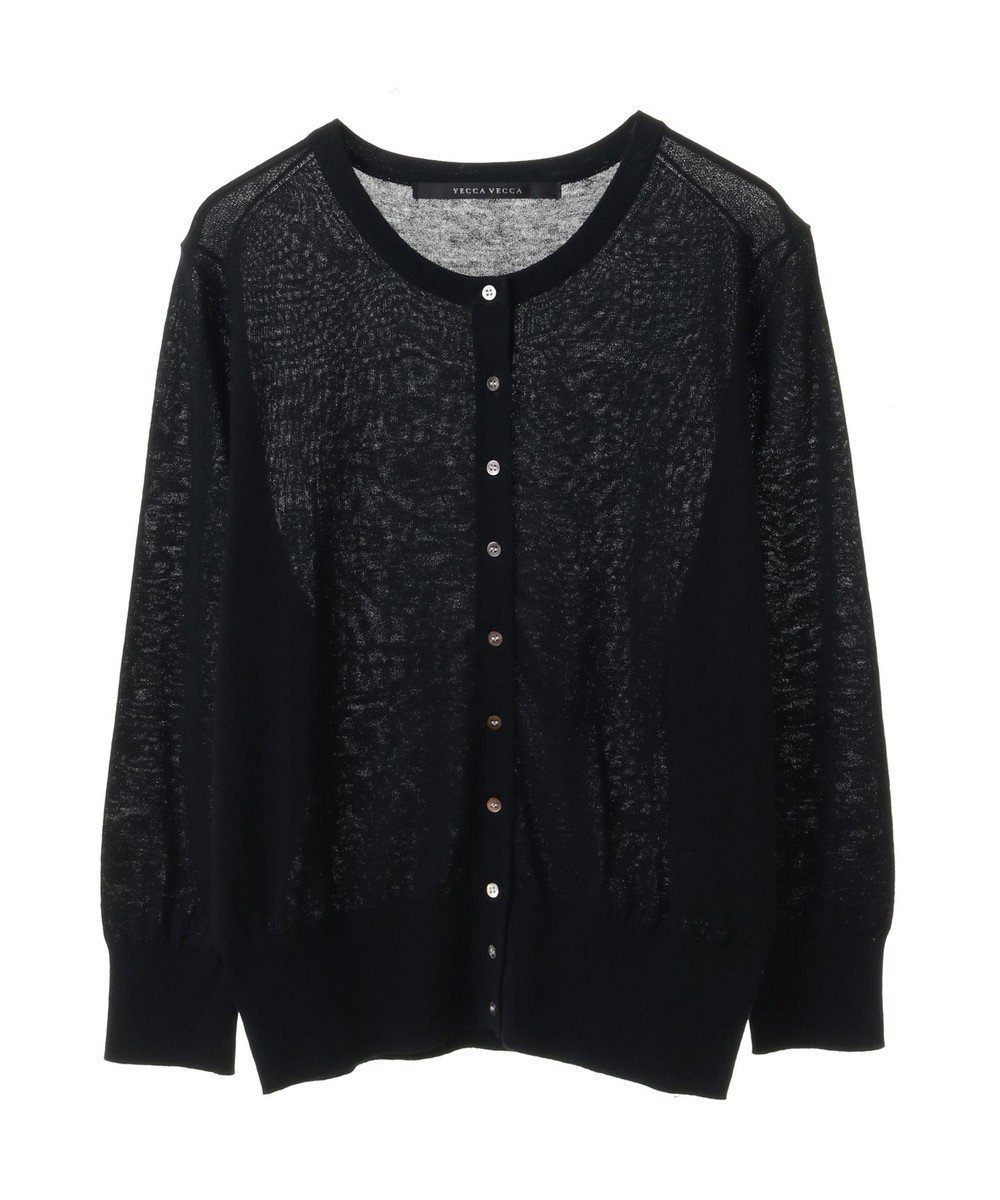 【イェッカ ヴェッカ/YECCA VECCA】のUVカットマシンウォッシャブルカーディガン インテリア・キッズ・メンズ・レディースファッション・服の通販 founy(ファニー) 　ファッション　Fashion　レディースファッション　WOMEN　トップス・カットソー　Tops/Tshirt　カーディガン　Cardigans　おすすめ　Recommend　カーディガン　Cardigan　ポケット　Pocket　夏　Summer　春　Spring　S/S・春夏　Ss・Spring/Summer　洗える　Washable　羽織　Haori　Black|ID: prp329100004506397 ipo3291000000031978247