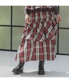 【グリーンパークス/Green Parks】の・SUGARSPOONチェックドロストティアードスカー Bordeaux|ID: prp329100004506542 ipo3291000000033678369