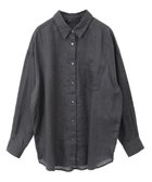 【イェッカ ヴェッカ/YECCA VECCA】の3wayフレンチリネンシャツ Charcoal Gray|ID: prp329100004506658 ipo3291000000031811685