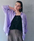 【イェッカ ヴェッカ/YECCA VECCA】の3wayフレンチリネンシャツ Lavender|ID: prp329100004506658 ipo3291000000031811690