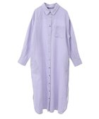【イェッカ ヴェッカ/YECCA VECCA】の2wayフレンチリネンロングシャツワンピース Lavender|ID: prp329100004506663 ipo3291000000031811713