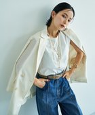 【イェッカ ヴェッカ/YECCA VECCA】のシアーテーラードジャケット Ivory|ID: prp329100004506669 ipo3291000000031986471