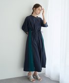 【イェッカ ヴェッカ/YECCA VECCA】のドロストシャツワンピース Navy|ID: prp329100004506671 ipo3291000000031811759