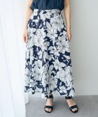 【イェッカ ヴェッカ/YECCA VECCA】のリネンライク大花柄フレアスカート 人気、トレンドファッション・服の通販 founy(ファニー) ファッション Fashion レディースファッション Ladies' Fashion Online スカート Skirt Aライン/フレアスカート Flared A-Line Skirts シンプル Simple フレア Flare プリント Print ポケット Pocket エレガント 上品 Elegant 夏 Summer 日本製 Made In Japan 春 Spring S/S・春夏 Ss・Spring/Summer thumbnail Navy|ID: prp329100004506679 ipo3291000000032593395