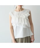 【イェッカ ヴェッカ/YECCA VECCA】のラッフルデザインブラウス Off White|ID: prp329100004506681 ipo3291000000031811805