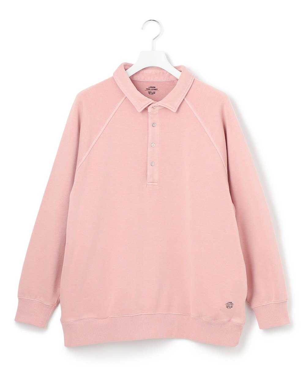 【ジェイプレスヨークストリート/J.PRESS YORK STREET】の【UNISEX】ラガータイプラグラン 裏毛トレーナー インテリア・キッズ・メンズ・レディースファッション・服の通販 founy(ファニー) 　ファッション　Fashion　レディースファッション　WOMEN　トップス・カットソー　Tops/Tshirt　シャツ/ブラウス　Shirts/Blouses　ポロシャツ　Polo Shirts　イエロー　Yellow　春　Spring　トレンド　Trend　トレーナー　Trainer　定番　Standard　ビッグ　Big　ボトム　Bottom　ポロシャツ　Polo Shirt　ユニセックス　Unisex　S/S・春夏　Ss・Spring/Summer　夏　Summer　ピンク系|ID: prp329100004506702 ipo3291000000031984659