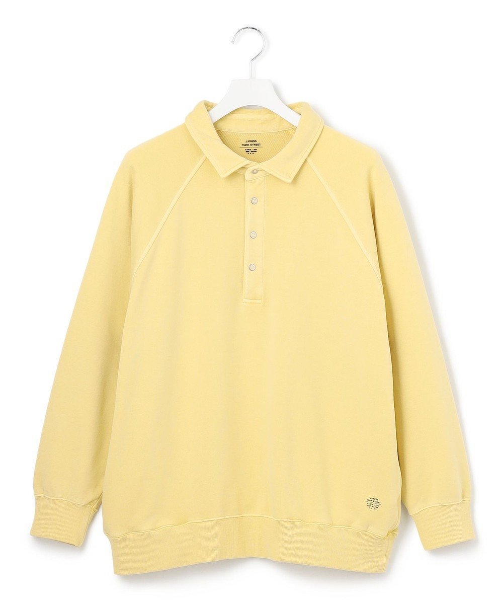 【ジェイプレスヨークストリート/J.PRESS YORK STREET】の【UNISEX】ラガータイプラグラン 裏毛トレーナー インテリア・キッズ・メンズ・レディースファッション・服の通販 founy(ファニー) 　ファッション　Fashion　レディースファッション　WOMEN　トップス・カットソー　Tops/Tshirt　シャツ/ブラウス　Shirts/Blouses　ポロシャツ　Polo Shirts　イエロー　Yellow　春　Spring　トレンド　Trend　トレーナー　Trainer　定番　Standard　ビッグ　Big　ボトム　Bottom　ポロシャツ　Polo Shirt　ユニセックス　Unisex　S/S・春夏　Ss・Spring/Summer　夏　Summer　イエロー系|ID: prp329100004506702 ipo3291000000031984660