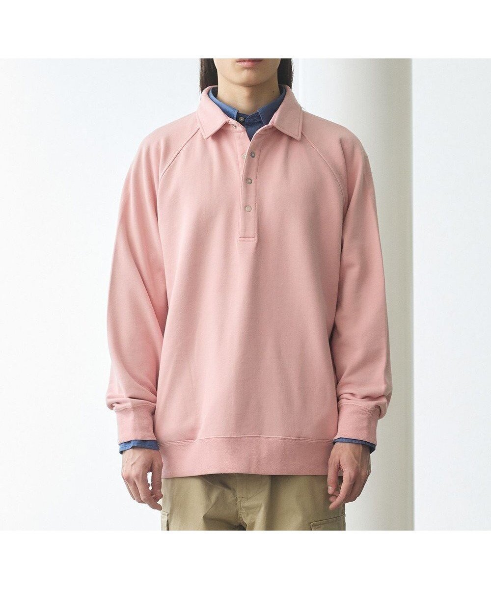 【ジェイプレスヨークストリート/J.PRESS YORK STREET】の【UNISEX】ラガータイプラグラン 裏毛トレーナー インテリア・キッズ・メンズ・レディースファッション・服の通販 founy(ファニー) 　ファッション　Fashion　レディースファッション　Ladies' Fashion Online　トップス・カットソー　Tops/Tshirt　シャツ/ブラウス　Shirts/Blouses　ポロシャツ　Polo Shirts　ユニセックス　Unisex　イエロー　Yellow　トレンド　Trend　トレーナー　Trainer　ビッグ　Big　ボトム　Bottom　ポロシャツ　Polo Shirt　夏　Summer　定番　Standard　春　Spring　S/S・春夏　Ss・Spring/Summer　ピンク系|ID: prp329100004506702 ipo3291000000032664808