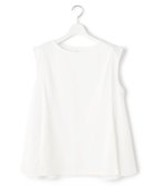 【ジェイプレスヨークストリート/J.PRESS YORK STREET】の【WOMEN】ファブリックポイント ノースリーブプルオーバー ホワイト系|ID: prp329100004506705 ipo3291000000031811900