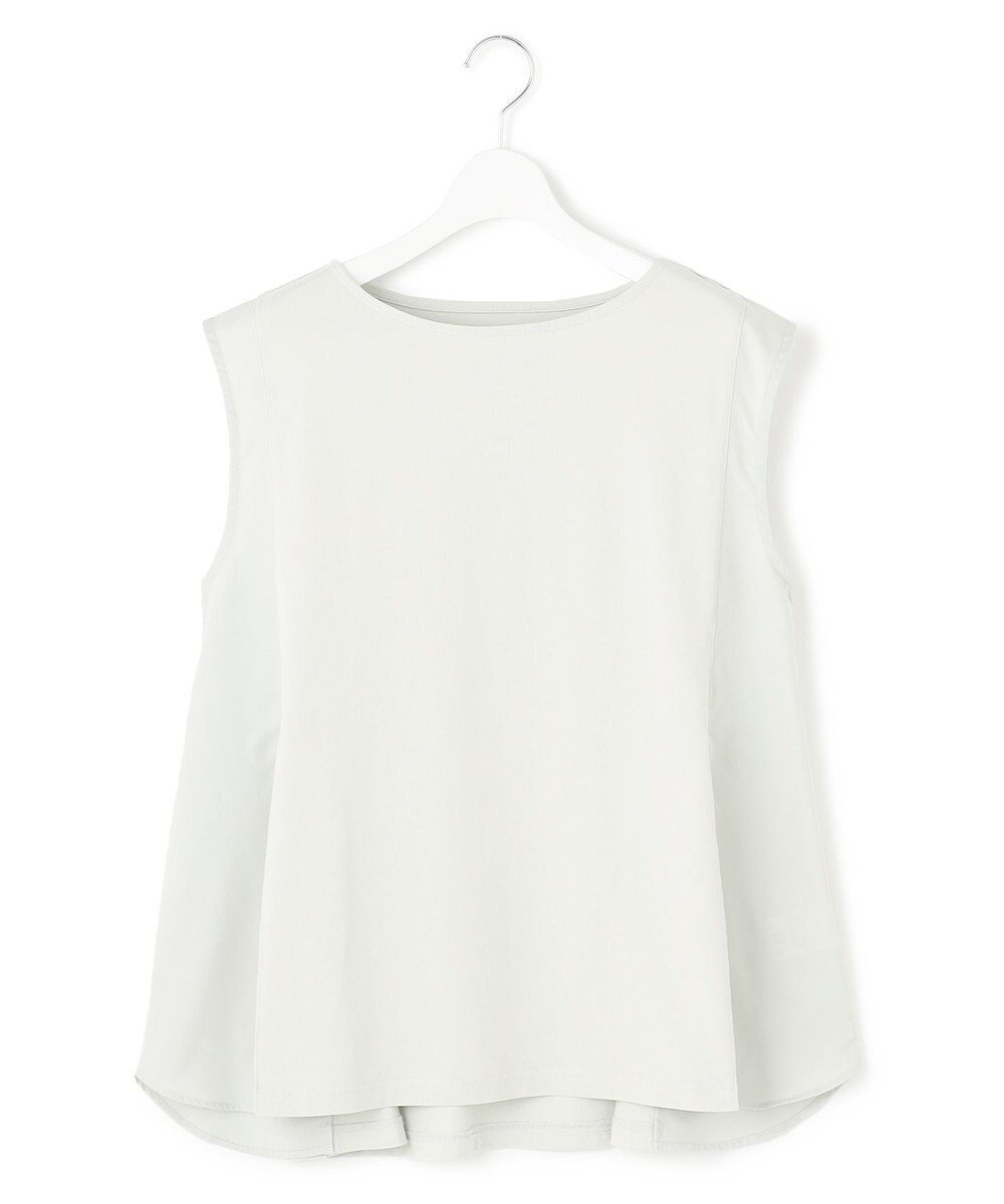 【ジェイプレスヨークストリート/J.PRESS YORK STREET】の【WOMEN】ファブリックポイント ノースリーブプルオーバー インテリア・キッズ・メンズ・レディースファッション・服の通販 founy(ファニー) 　ファッション　Fashion　レディースファッション　WOMEN　トップス・カットソー　Tops/Tshirt　キャミソール / ノースリーブ　No Sleeves　シャツ/ブラウス　Shirts/Blouses　ロング / Tシャツ　T-Shirts　プルオーバー　Pullover　カットソー　Cut and Sewn　アクセサリー　Accessories　春　Spring　カットソー　Cut And Sew　ショート　Short　シンプル　Simple　ノースリーブ　No Sleeve　フレア　Flare　ボトム　Bottom　S/S・春夏　Ss・Spring/Summer　再入荷　Restock/Back In Stock/Re Arrival　おすすめ　Recommend　夏　Summer　エレガント 上品　Elegant　ライトグリーン系|ID: prp329100004506705 ipo3291000000031811903