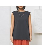 【ジェイプレスヨークストリート/J.PRESS YORK STREET】の【WOMEN】ファブリックポイント ノースリーブプルオーバー ブラック系|ID: prp329100004506705 ipo3291000000032592416