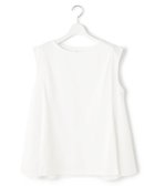 【ジェイプレスヨークストリート/J.PRESS YORK STREET】の【WOMEN】ファブリックポイント ノースリーブプルオーバー ホワイト系|ID: prp329100004506705 ipo3291000000032592419
