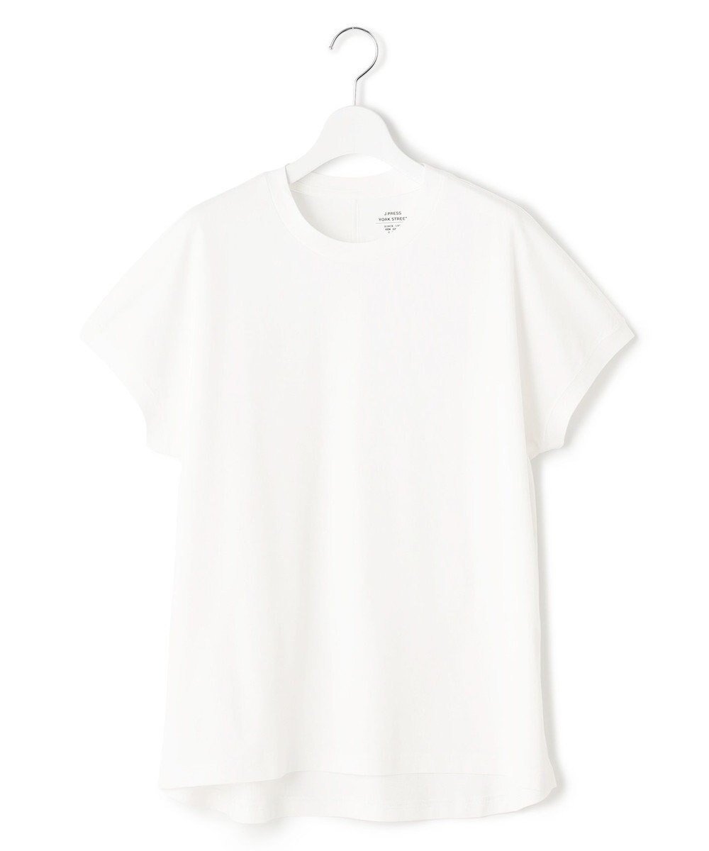 【ジェイプレスヨークストリート/J.PRESS YORK STREET】の【WOMEN】キャップスリーブ Tシャツ インテリア・キッズ・メンズ・レディースファッション・服の通販 founy(ファニー) 　ファッション　Fashion　レディースファッション　WOMEN　トップス・カットソー　Tops/Tshirt　シャツ/ブラウス　Shirts/Blouses　ロング / Tシャツ　T-Shirts　カットソー　Cut and Sewn　アクセサリー　Accessories　春　Spring　カットソー　Cut And Sew　キャップ　Cap　ショート　Short　シンプル　Simple　スリーブ　Sleeve　フレア　Flare　ボトム　Bottom　S/S・春夏　Ss・Spring/Summer　おすすめ　Recommend　夏　Summer　エレガント 上品　Elegant　ホワイト系|ID: prp329100004506707 ipo3291000000031811914