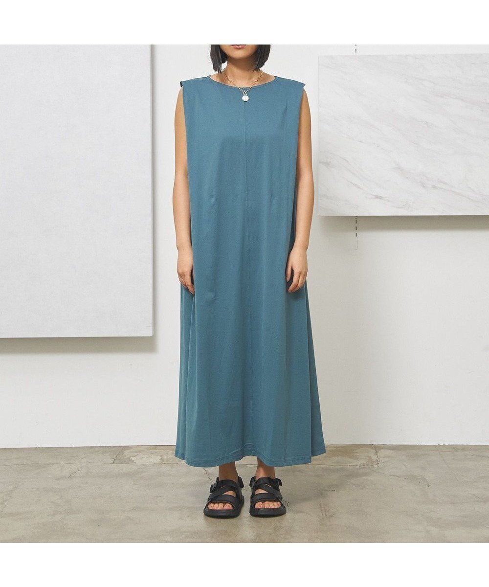 【ジェイプレスヨークストリート/J.PRESS YORK STREET】の【WOMEN】タックポイントワンピース インテリア・キッズ・メンズ・レディースファッション・服の通販 founy(ファニー) 　ファッション　Fashion　レディースファッション　Ladies' Fashion Online　ワンピース　Dress　アクセサリー　Accessories　春　Spring　カットソー　Cut And Sew　キャップ　Cap　サンダル　Sandals　シンプル　Simple　スニーカー　Sneakers　リラックス　Relax　楽ちん　Easy　S/S・春夏　Ss・Spring/Summer　夏　Summer　ピーコックグリーン系|ID: prp329100004506714 ipo3291000000032592452