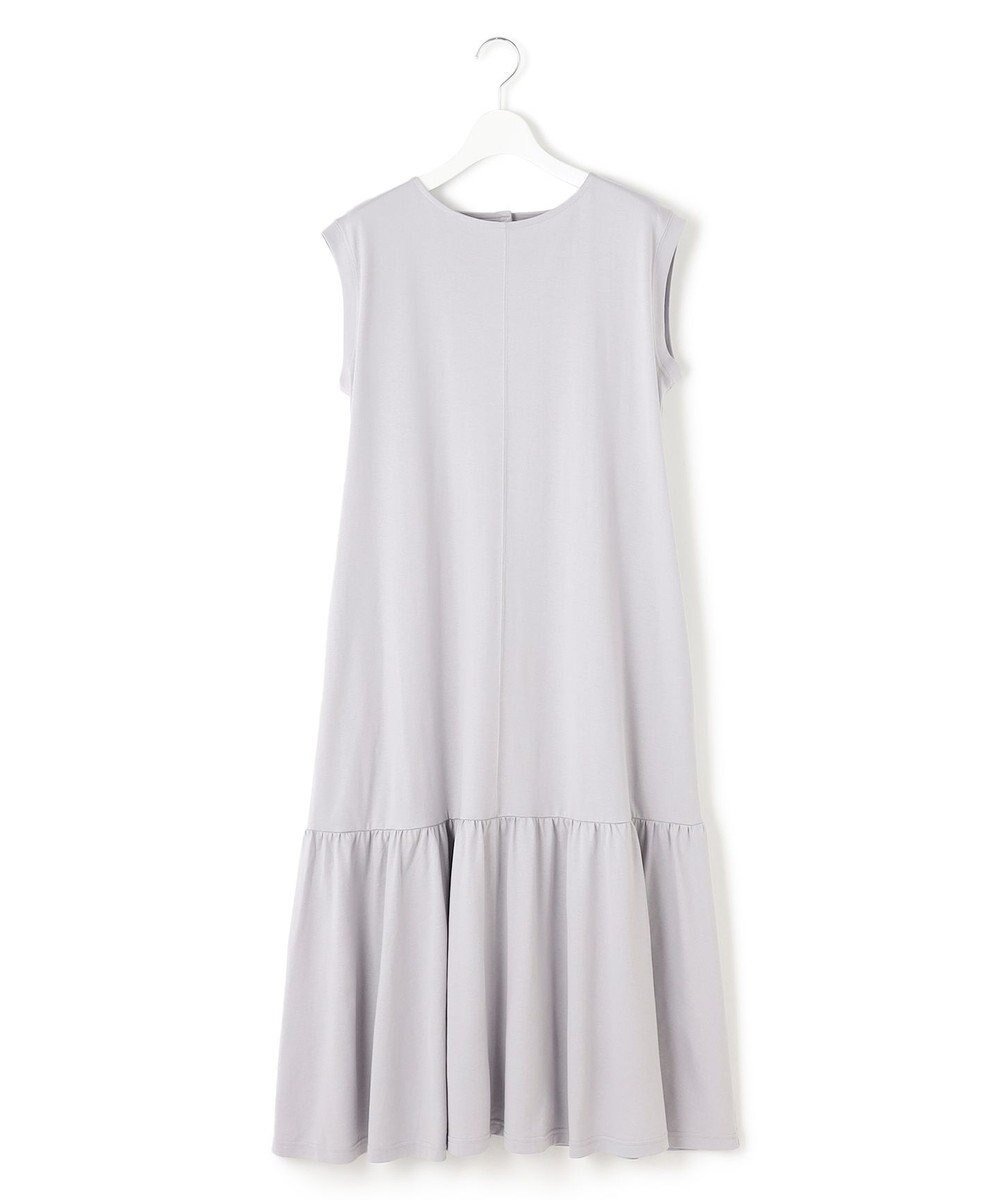 【ジェイプレスヨークストリート/J.PRESS YORK STREET】の【WOMEN】フレアギャザー ワンピース インテリア・キッズ・メンズ・レディースファッション・服の通販 founy(ファニー) 　ファッション　Fashion　レディースファッション　Ladies' Fashion Online　ワンピース　Dress　アクセサリー　Accessories　春　Spring　カットソー　Cut And Sew　ギャザー　Gather　サンダル　Sandals　シンプル　Simple　スニーカー　Sneakers　スリット　Slit　ドレープ　Drape　ネックレス　Necklace　バングル　Bangle　フレア　Flare　楽ちん　Easy　S/S・春夏　Ss・Spring/Summer　おすすめ　Recommend　夏　Summer　スカイブルー系|ID: prp329100004506715 ipo3291000000031811982