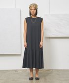 【ジェイプレスヨークストリート/J.PRESS YORK STREET】の【WOMEN】フレアギャザー ワンピース ブラック系|ID: prp329100004506715 ipo3291000000032081160