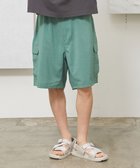 【ジェイプレスヨークストリート/J.PRESS YORK STREET】の【UNISEX】リネンライクイージーカーゴ ハーフパンツ ライトグリーン系|ID: prp329100004506716 ipo3291000000032741359
