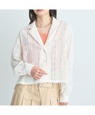 【アースミュージックアンドエコロジー/earth music&ecology】のスパンコールレースショートシャツ 人気、トレンドファッション・服の通販 founy(ファニー) ファッション Fashion レディースファッション Fashion for Women トップス・カットソー Cut & Sew Tops シャツ・ブラウス・オフィスカジュアル Elegant Blouses & Button-Ups 春 Spring フォルム Silhouette, Form ポケット Pocket, Pocket Detail 羽織 Haori, Light Jacket S/S・春夏 SS, Spring/Summer, Warm Season 夏 Summer thumbnail Ivory|ID: prp329100004506722 ipo3291000000033481041