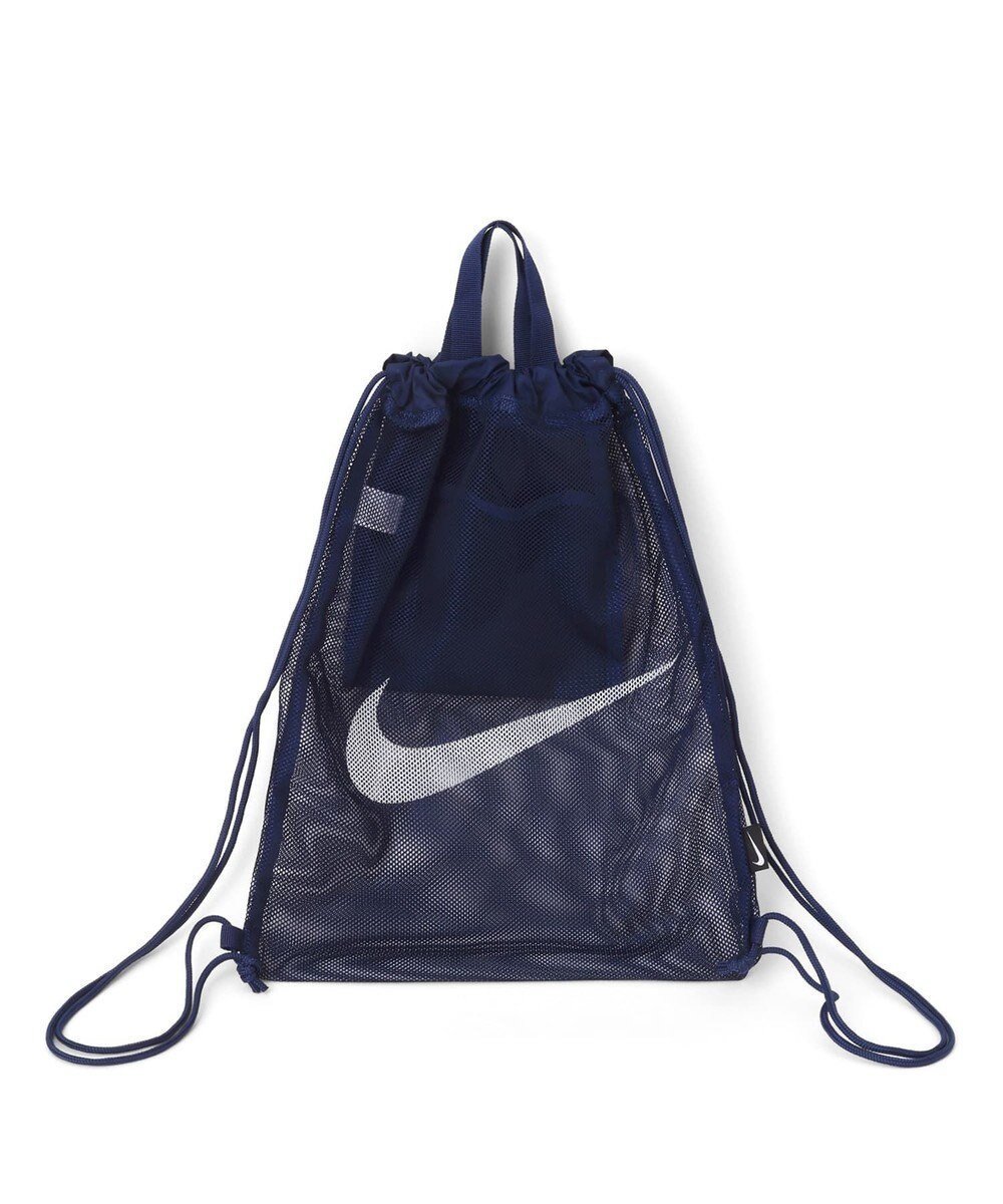 【三愛水着楽園/San-ai Resort】の【NIKE】ナイキ メッシュドローストリングプールバッグ インテリア・キッズ・メンズ・レディースファッション・服の通販 founy(ファニー) 　ファッション　Fashion　レディースファッション　Fashion for Women　水着　Swimwear　レディース水着・ビーチウェア　Swimwear & Beachwear　コンパクト　Compact, Small Size　ポケット　Pocket, Pocket Detail　メッシュ　Mesh, Net Fabric　夏　Summer　S/S・春夏　SS, Spring/Summer, Warm Season　水着　Swimsuit, Swimwear　A/W・秋冬　Autumn/Winter　軽量　Lightweight, Ultra Light　ネイビー|ID: prp329100004506748 ipo3291000000033268893