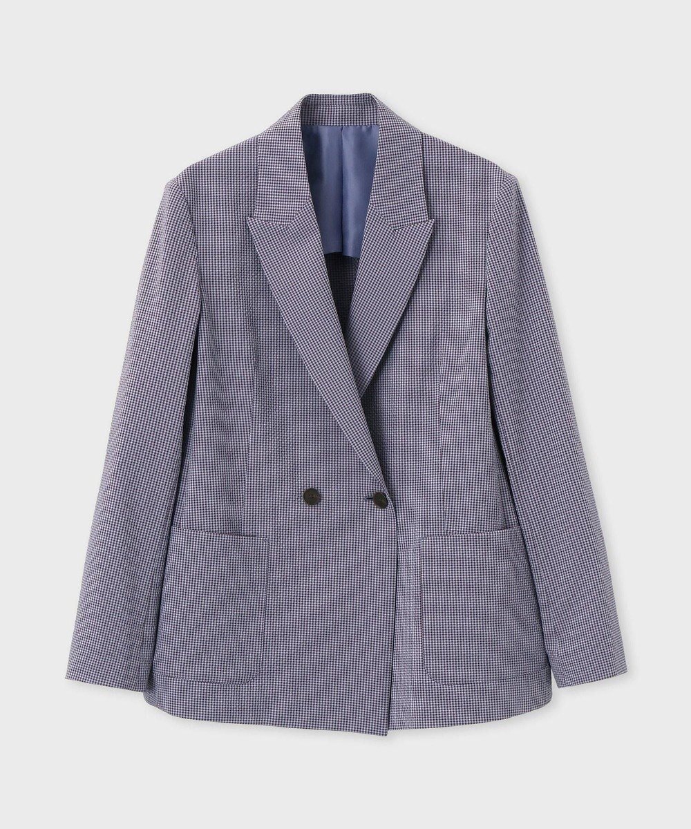 【ポール スミス/Paul Smith】の【洗える】シアサッカー ダブルジャケット 人気、トレンドファッション・服の通販 founy(ファニー) 　ファッション　Fashion　レディースファッション　WOMEN　アウター　Coat Outerwear　ジャケット　Jackets　テーラードジャケット　Tailored Jackets　おすすめ　Recommend　ジャケット　Jacket　セットアップ　Set Up　ダブル　Double　ボックス　Box　夏　Summer　S/S・春夏　Ss・Spring/Summer　洗える　Washable　A/W・秋冬　Aw・Autumn/Winter・Fw・Fall-Winter　軽量　Lightweight　 other-1|ID: prp329100004506774 ipo3291000000031812361