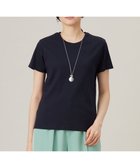 【自由区/JIYU-KU】の【洗える】ソフトリブ Tシャツ ネイビー|ID: prp329100004506788 ipo3291000000032576471