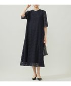 【自由区/JIYU-KU】の【洗える】フラワーリーフコードレース ワンピース ネイビー|ID: prp329100004506790 ipo3291000000032162021