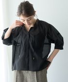 【イェッカ ヴェッカ/YECCA VECCA】の【尾崎紗代子さん着用】バルーンスリーブシアーシャツ 人気、トレンドファッション・服の通販 founy(ファニー) ファッション Fashion レディースファッション WOMEN トップス・カットソー Tops/Tshirt シャツ/ブラウス Shirts/Blouses おすすめ Recommend シアー Sheer スリーブ Sleeve バルーン Balloon パターン Pattern フォルム Form フリル Frills ポケット Pocket リボン Ribbon 夏 Summer 春 Spring S/S・春夏 Ss・Spring/Summer 羽織 Haori thumbnail Black|ID: prp329100004506826 ipo3291000000032343032