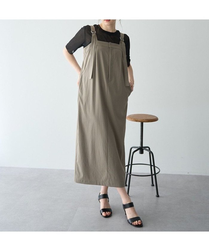 【イェッカ ヴェッカ/YECCA VECCA】のドライタッチサロペットスカート インテリア・キッズ・メンズ・レディースファッション・服の通販 founy(ファニー) https://founy.com/ ファッション Fashion レディースファッション Fashion for Women スカート Skirts おすすめ Recommended / Our Picks インナー Innerwear サロペット Overalls, Salopette ストレッチ Stretch, Stretchy Fabric セットアップ Set-Up, Coordinated Outfit フロント Front, Front Design ポケット Pocket, Pocket Detail ラップ Wrap, Wrap Design エレガント 上品 Elegant 夏 Summer 春 Spring S/S・春夏 SS, Spring/Summer, Warm Season |ID: prp329100004506828 ipo3291000000032593350