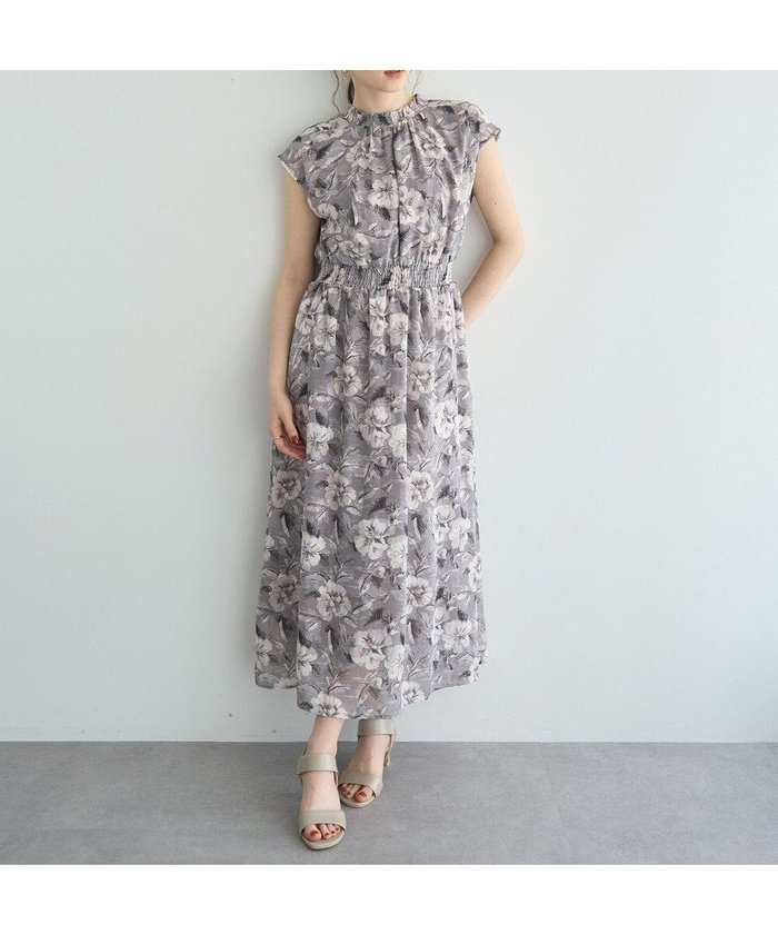 【イェッカ ヴェッカ/YECCA VECCA】のシアージャガードフラワー柄ワンピース インテリア・キッズ・メンズ・レディースファッション・服の通販 founy(ファニー) https://founy.com/ ファッション Fashion レディースファッション WOMEN ワンピース Dress おすすめ Recommend シャーリング Shirring パーティ Party フォルム Form フラワー Flower プリント Print ポケット Pocket エレガント 上品 Elegant 夏 Summer 春 Spring S/S・春夏 Ss・Spring/Summer |ID: prp329100004506833 ipo3291000000031812724