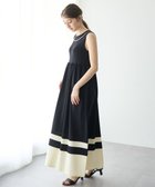 【イェッカ ヴェッカ/YECCA VECCA】の配色ニットワンピース Black|ID: prp329100004506837 ipo3291000000031812743